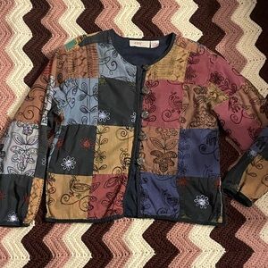 Floral Patchwork Women's Blazer